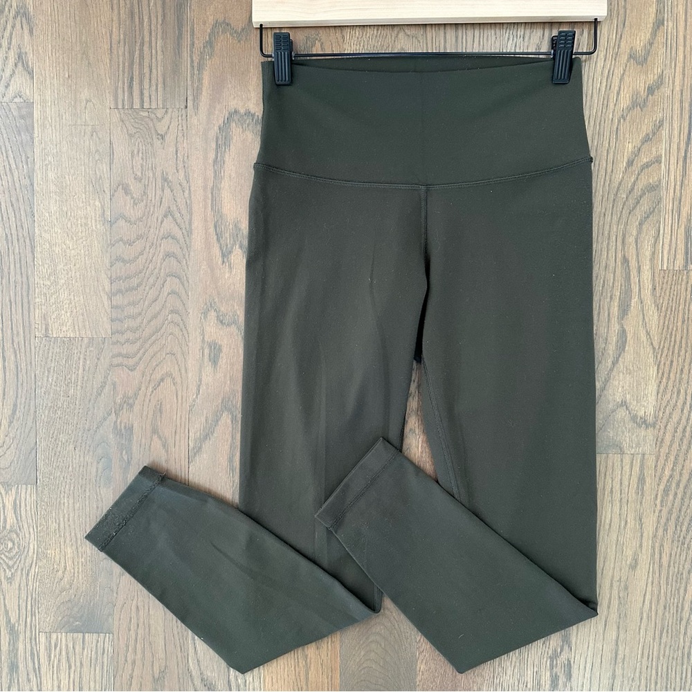 Lululemon High Times / Align High Waist Legging in Dark Forest Green Size 6